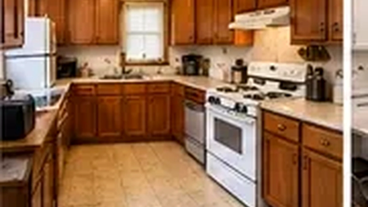 Existing dated kitchen before renovation
